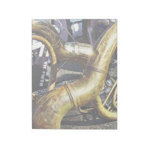 Bloc-note Deux Sousaphones Et Tambours