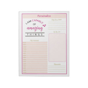 Bloc-note Devis d'affirmation positive Extraordinaire Planif