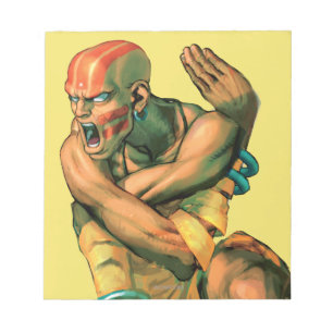Bloc-note Dhalsim tordu