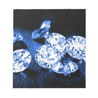 Bloc-note Diamants bleus