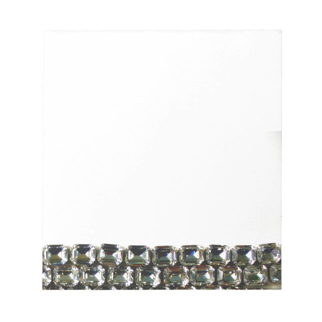 Bloc-note Diamants, élégantes pierres vintages (Devant)