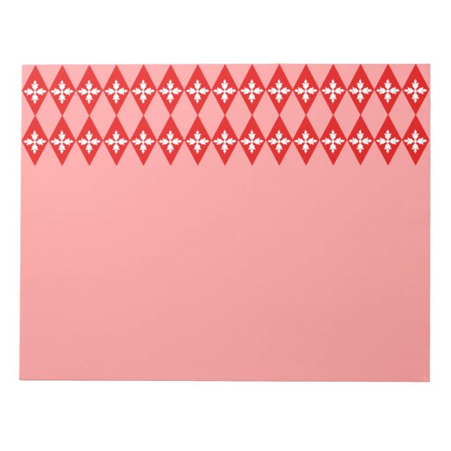 Bloc-note Diamants floraux (Devant)