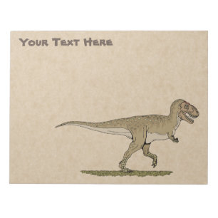 Bloc-note Dinosaure crétacé Tyrannosaurus rex