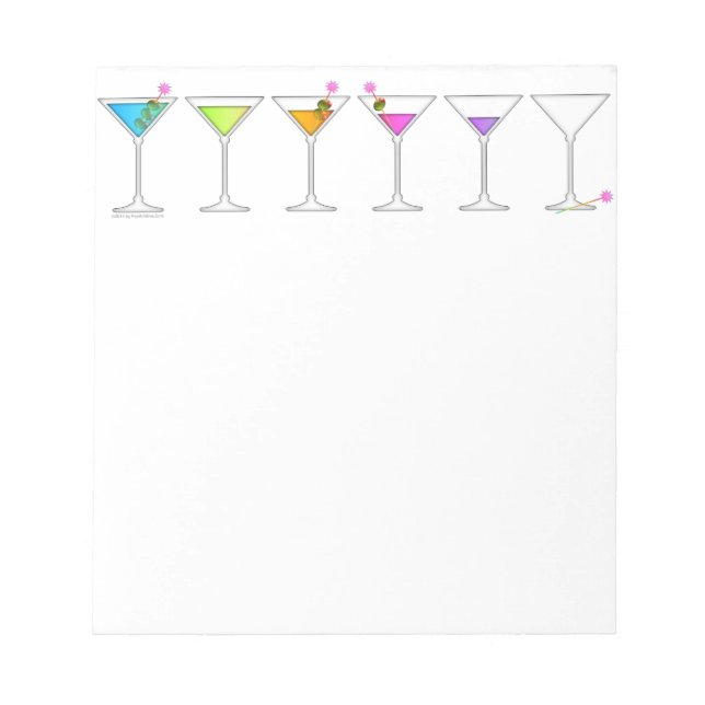 BLOC-NOTE DISPARAÎTRE MARTINI NOTEPAD (Devant)