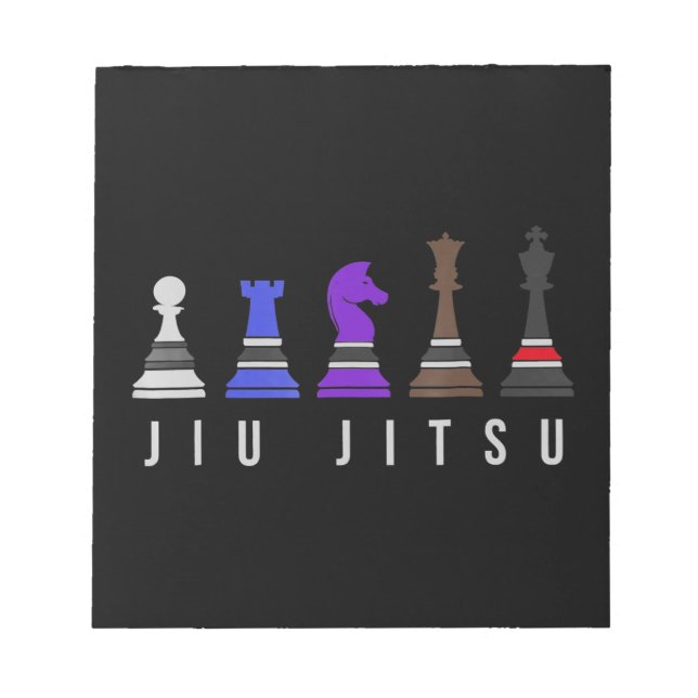 Bloc-note djiu jitsu    entraînement, cadeau bjj avec texte. (Devant)