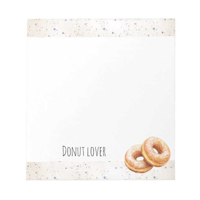 Bloc-note Donuts Glacés Délices Sucrés (Devant)
