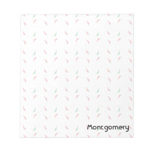 Bloc-note Dotted Chile Pepper Pattern