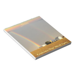 Bloc-note Double arc-en-ciel amish !  Bloc - notes