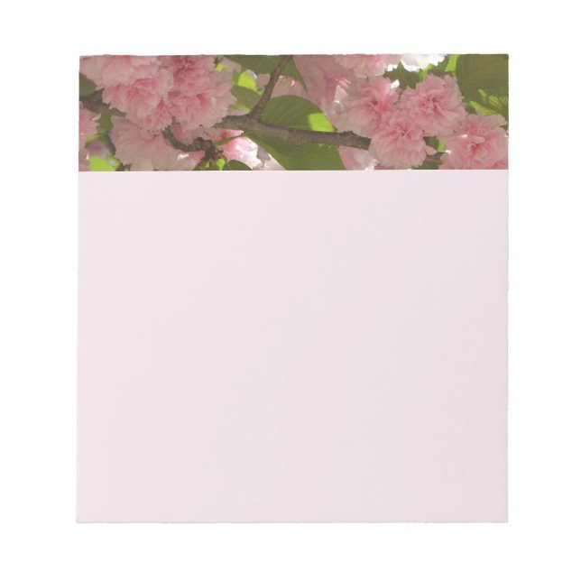 Bloc-note Double floraison cerisier III printemps fleuri (Devant)