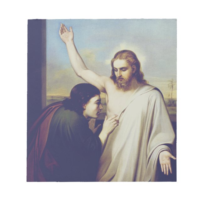 Bloc-note Douter de Saint Thomas par Silvestro Lega (Devant)