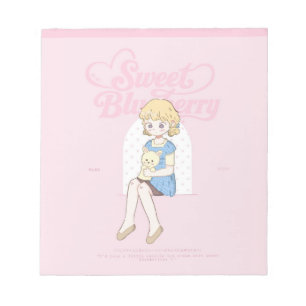 Bloc-note Doux rêves de myrtille ✩°。 ⋆。°✩
