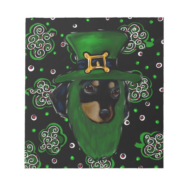 Bloc-note Doxie St. Patty (Devant)