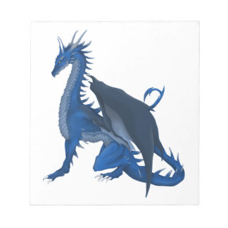 Bloc-note Dragon bleu