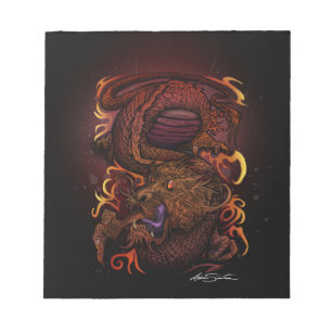 Bloc-note Dragon (conception de signature)