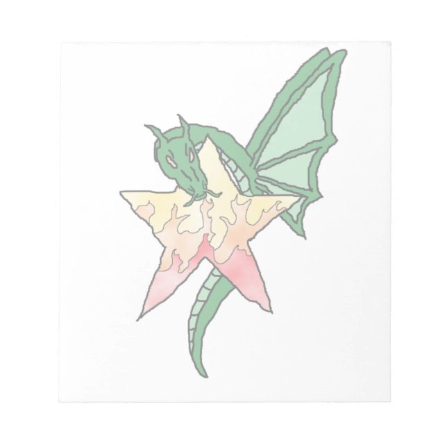 Bloc-note Dragon de feu (Devant)