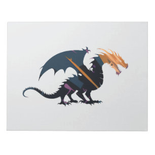 Bloc-note Dragon Mistery Illustration légendaire