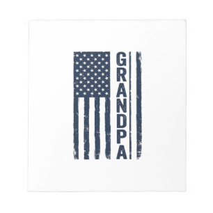 Bloc-note Drapeau américain grand-père conception patriotiqu