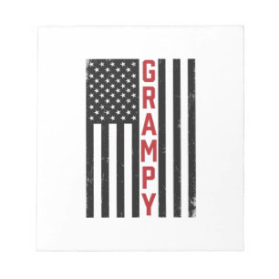 Bloc-note Drapeau américain vintage patriotique de conceptio
