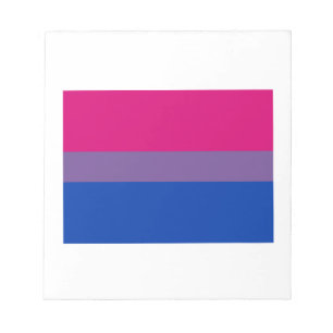 BLOC-NOTE DRAPEAU BISEXUEL OFFICIEL DE FIERTÉ
