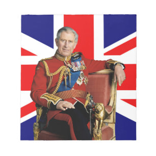 Bloc-note Drapeau britannique du roi Charles III