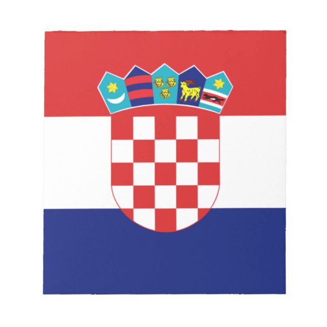 Bloc-note Drapeau croate - Trobojnica (Devant)