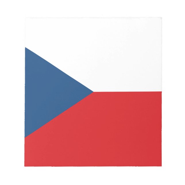 Bloc-note Drapeau de la République tchèque (Devant)