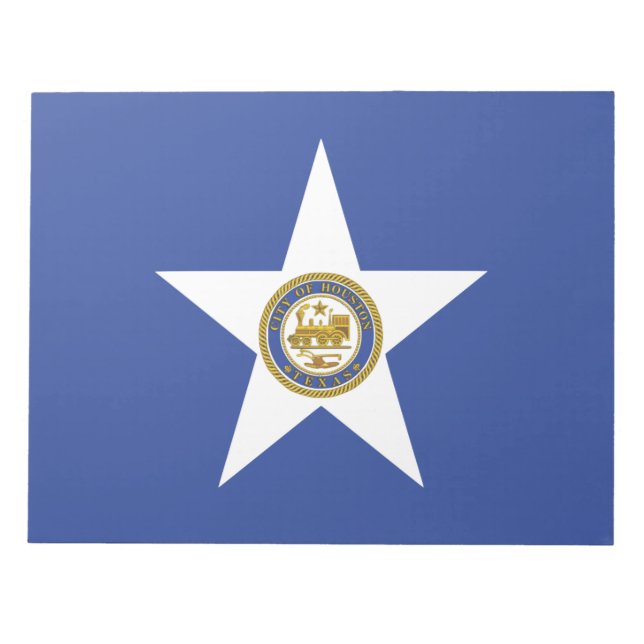 Bloc-note Drapeau de la ville de Houston (Texas) (Devant)