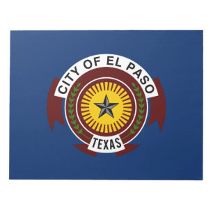 Bloc-note Drapeau de la ville d'El Paso (Texas)