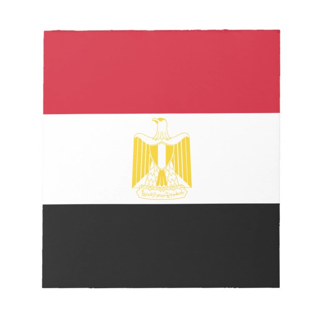 Bloc-note Drapeau de l'Égypte (Devant)