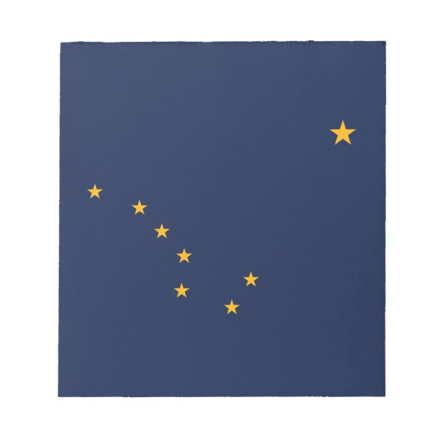 Bloc-note Drapeau de l'État d'Alaska (Devant)