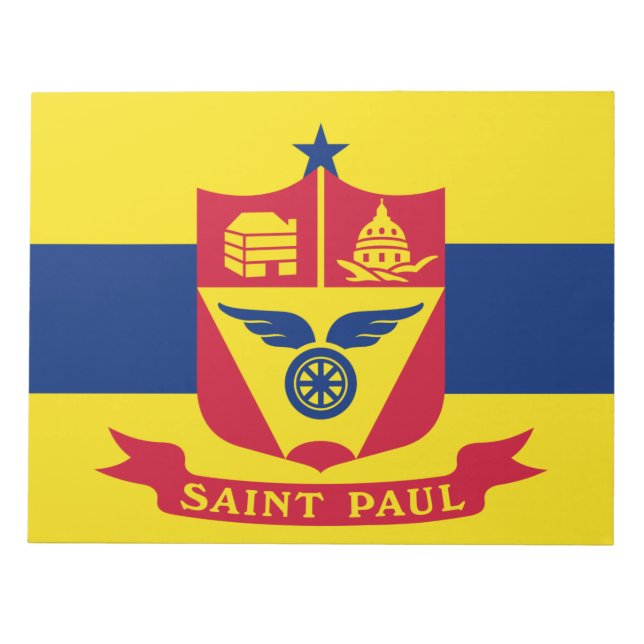 Bloc-note Drapeau de Saint Paul (Minnesota) (Devant)