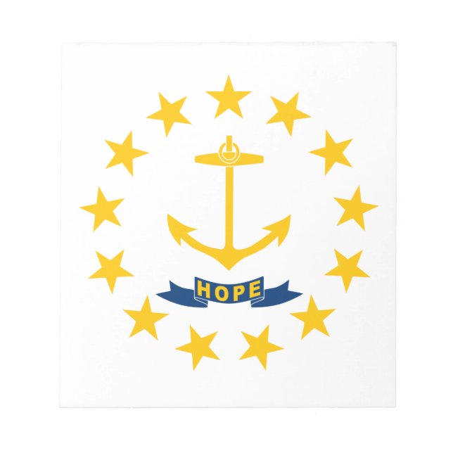 Bloc-note Drapeau d'État de Rhode Island (Devant)