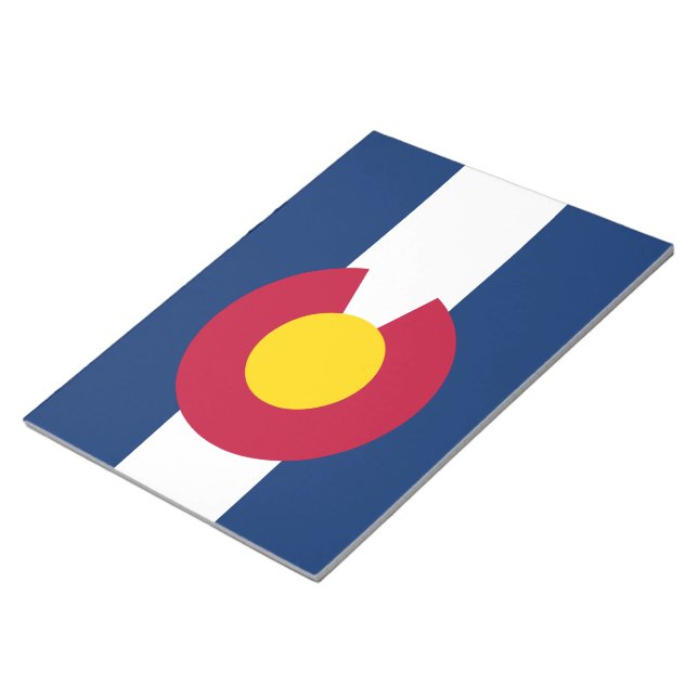 Bloc-note Drapeau d'Etat du Colorado (Incliné)