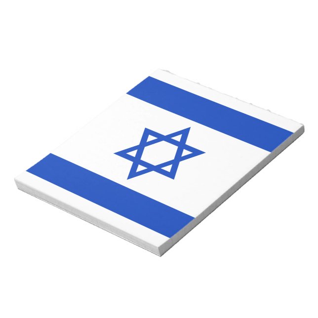 Bloc-note Drapeau d'Israël (Tourné)