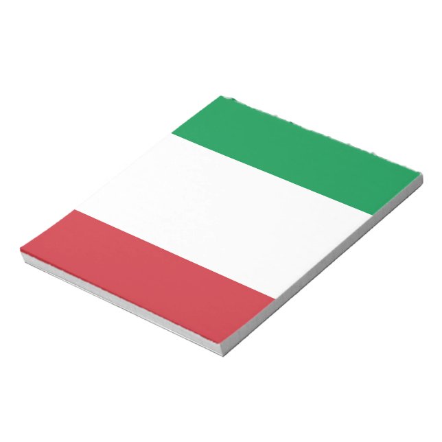 Bloc-note Drapeau d'Italie (Tourné)