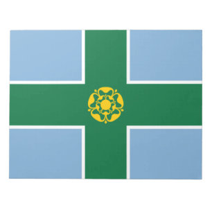 Bloc-note Drapeau du Derbyshire (Comté d'Angleterre, Royaume