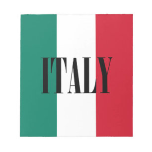 Bloc-note Drapeau italien Italia Il Tricolore