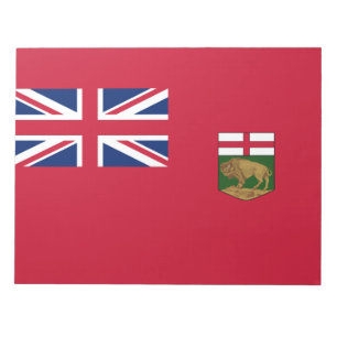 Bloc-note Drapeau Manitoba