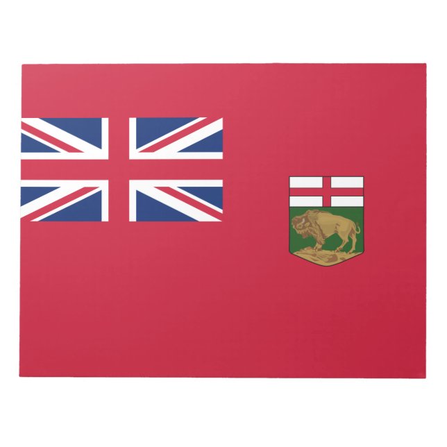 Bloc-note Drapeau Manitoba (Devant)