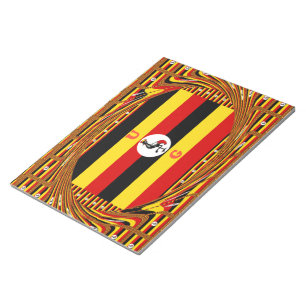 Bloc-note Drapeau national de l'Ouganda