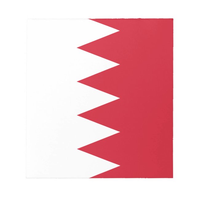 Bloc-note Drapeau patriotique de Bahreïn (Devant)