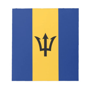 Bloc-note Drapeau patriotique de la Barbade