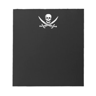 Bloc-note Drapeau pirate Jolly Roger
