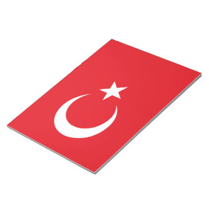 Bloc-note Drapeau turc (Turquie)