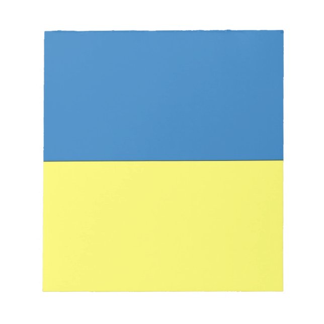 Bloc-note Drapeau ukrainien (Devant)