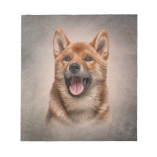 Bloc-note Drawing Japanese Shiba Inu dog