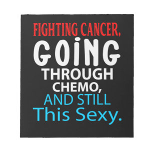 Bloc-note Drôle Cancer Fighter Citation Inspirationnelle Ch