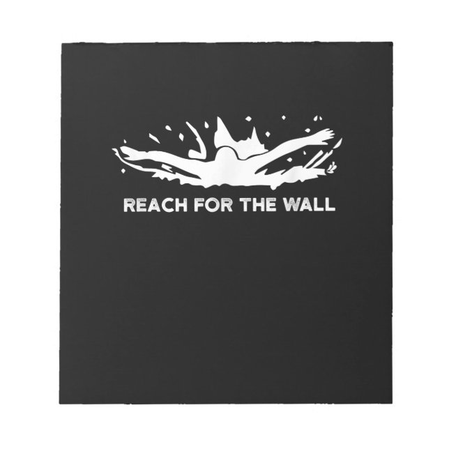 Bloc-note Drôle nage Cadeau nage Sport équipe nage (Devant)