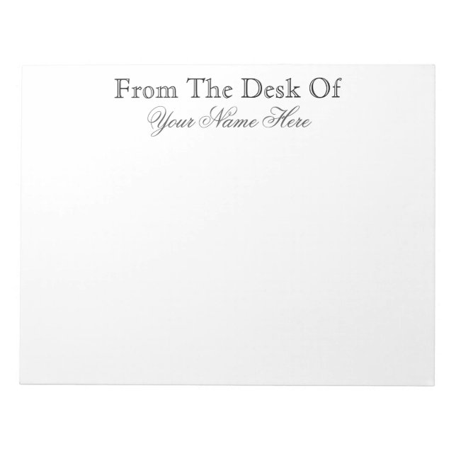 BLOC-NOTE DU BUREAU DE (Devant)