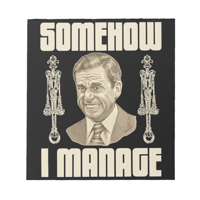 Bloc-note D'une manière ou d'une autre, je gère (Devant)